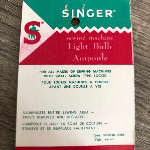 Vtg NOS Singer Sewing Machine Light Bulb - Picture 2 of 8